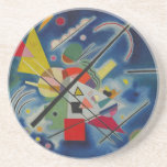 Posavasos De Arenisca Pintura azul de Kandinsky<br><div class="desc">Wassily Kandinsky,  considerado el padre del arte abstracto,  es uno de los artistas que ingresó a la literatura artística mundial con sus obras en Europa. Sus obras,  que aparecieron con formas regulares en el pasado,  han inspirado las irregulares obras de artistas abstractos recientes a lo largo del tiempo.</div>