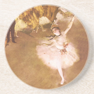 Posavasos De Arenisca Pintura estelar de bailarina de ballet Degas