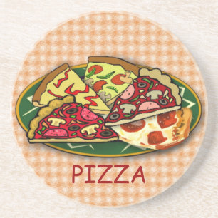 Posavasos De Arenisca Pizza