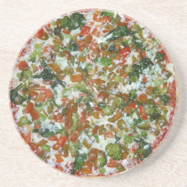 Posavasos De Arenisca pizza (Frente)