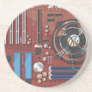 Posavasos De Arenisca Placa madre para equipos