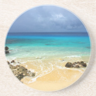 Posavasos De Arenisca Playa de islas tropicales de Paradise
