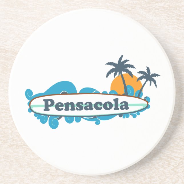 Posavasos De Arenisca Playa de Pensacola (Frente)