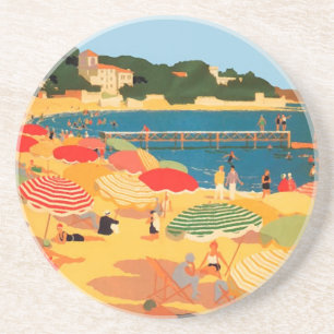 Posavasos De Arenisca Playa virgen de Riviera Francesa