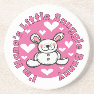 Posavasos De Arenisca Poco conejito del Snuggle de Nana