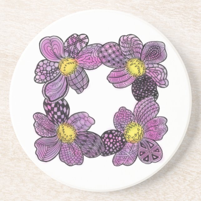 Posavasos De Arenisca poliwollydoodles (Frente)