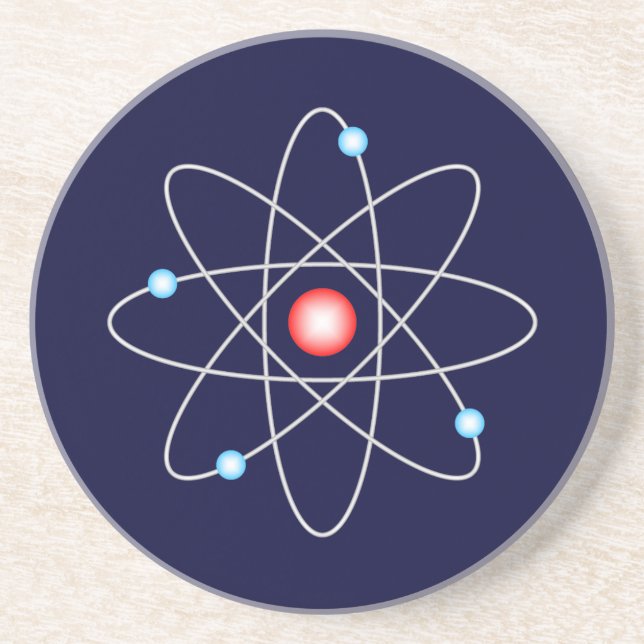 Posavasos De Arenisca Práctico de costa atómico (Frente)