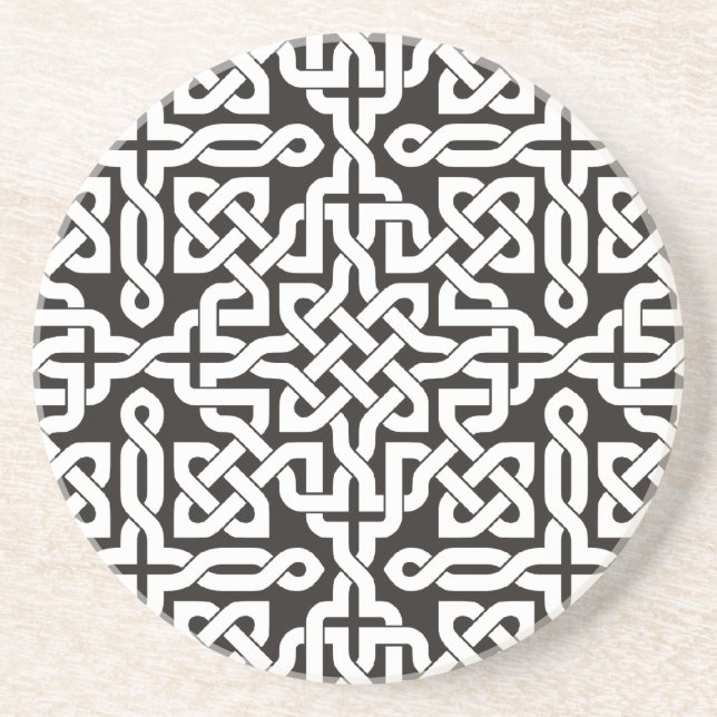 Posavasos De Arenisca Práctico de costa céltico del knotwork (Frente)