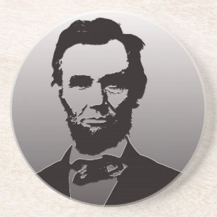 Posavasos De Arenisca Práctico de costa de Abraham Lincoln