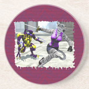 Posavasos De Arenisca Práctico de costa de carga de la tigresa