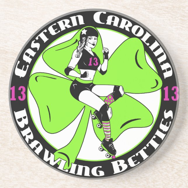 Posavasos De Arenisca Práctico de costa de ECBB (Frente)