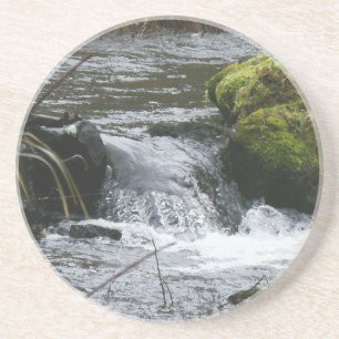 Posavasos De Arenisca Práctico de costa de la cascada de la corriente