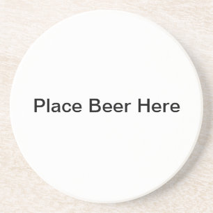 Posavasos De Arenisca ¡Práctico de costa de la cerveza!!!!!!