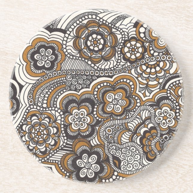 Posavasos De Arenisca Práctico de costa de la moca (Frente)