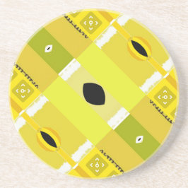 Posavasos De Arenisca Práctico de costa de la piedra arenisca de la