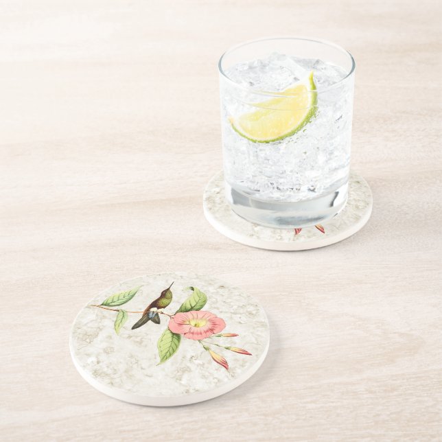 Posavasos De Arenisca Práctico de costa de la piedra arenisca del (Lado)