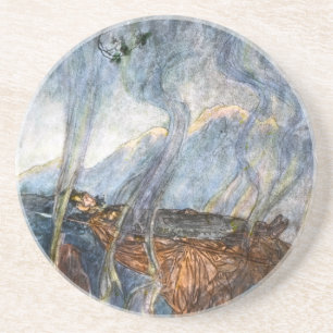Posavasos De Arenisca Práctico de costa de la roca de Brunilda