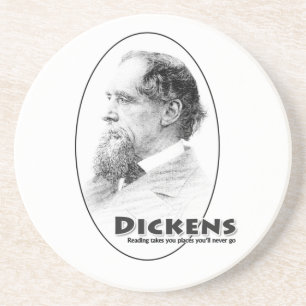 Posavasos De Arenisca Práctico de costa de los Autores-Dickens
