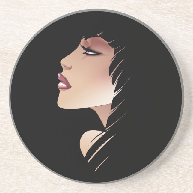 Posavasos De Arenisca Práctico de costa de Lucious (Frente)