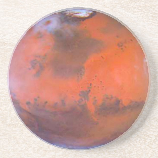 Posavasos De Arenisca Práctico de costa de Marte del planeta (Frente)