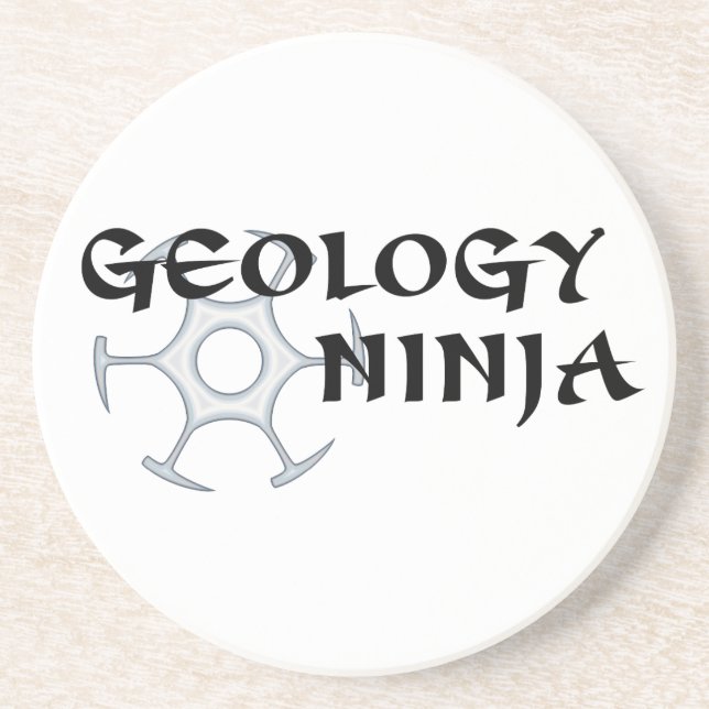 Posavasos De Arenisca Práctico de costa de Ninja de la geología (Frente)