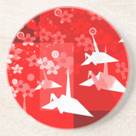 Posavasos De Arenisca Práctico de costa de Origami