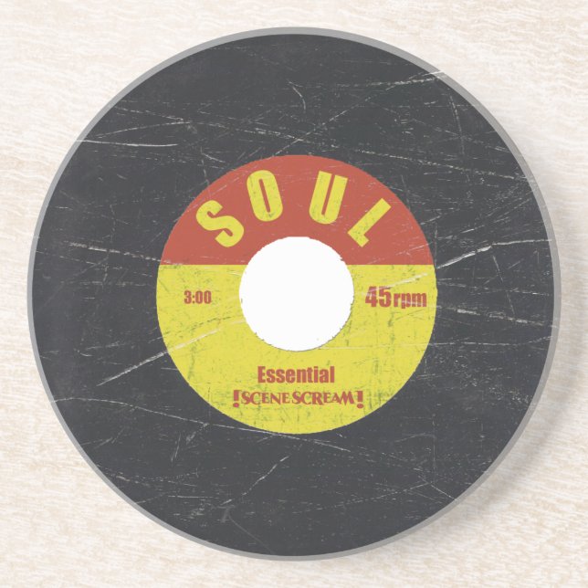 Posavasos De Arenisca Práctico de costa de registro de la piedra (Frente)