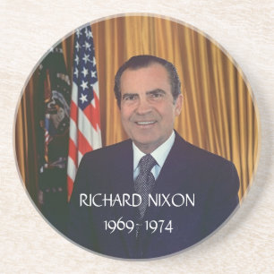 Posavasos De Arenisca Práctico de costa de Richard Nixon