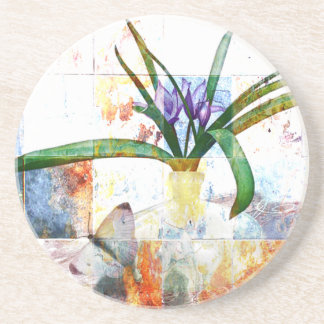 Posavasos De Arenisca Práctico de costa del arte abstracto