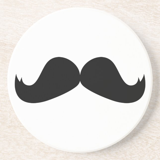 Posavasos De Arenisca Práctico de costa del bigote (Frente)