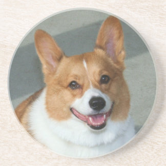 Posavasos De Arenisca Práctico de costa del Corgi Galés