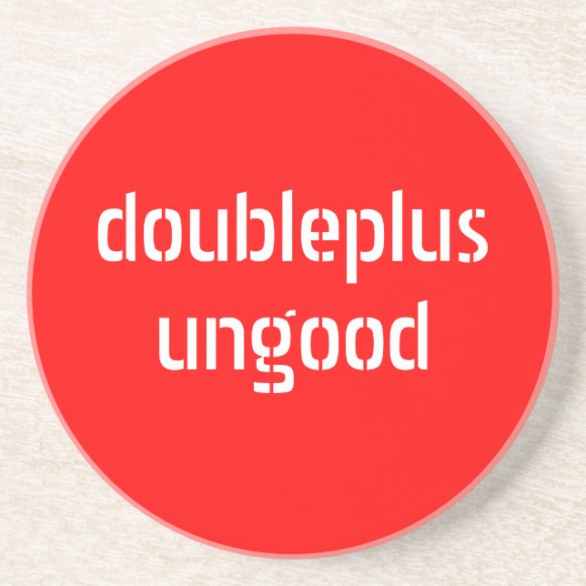 Posavasos De Arenisca práctico de costa del doubleplusungood (Frente)