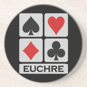 Posavasos De Arenisca Práctico de costa del Euchre
