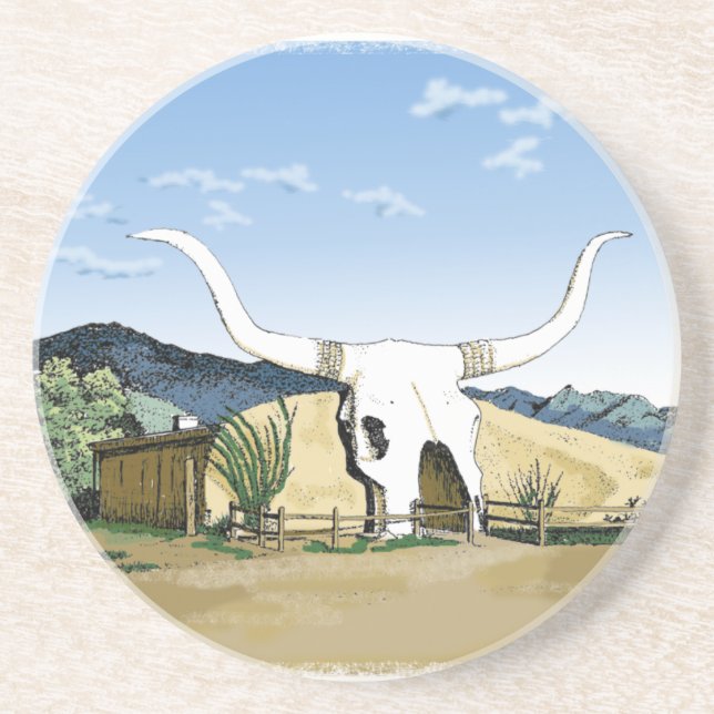 Posavasos De Arenisca Práctico de costa del fonolocalizador de bocinas (Frente)