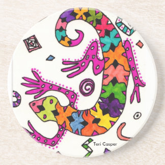 Posavasos De Arenisca Práctico de costa del Gecko