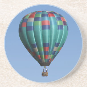 Posavasos De Arenisca Práctico de costa del globo del aire caliente de