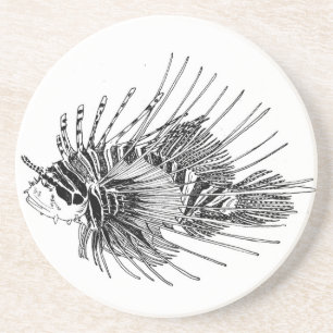 Posavasos De Arenisca Práctico de costa del Lionfish