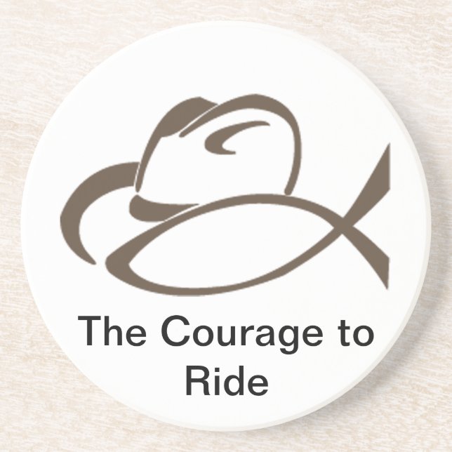 Posavasos De Arenisca Práctico de costa del vaquero (Frente)