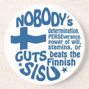 Posavasos De Arenisca Práctico de costa finlandés de SISU