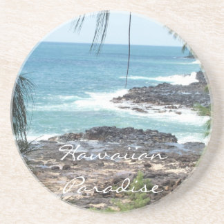 Posavasos De Arenisca Práctico de costa hawaiano del paraíso