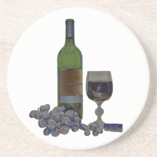 Posavasos De Arenisca Práctico de costa moderno del arte del vino