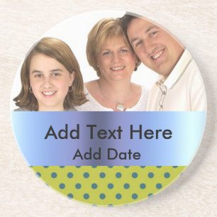 Posavasos De Arenisca Práctico de costa personalizado de la piedra