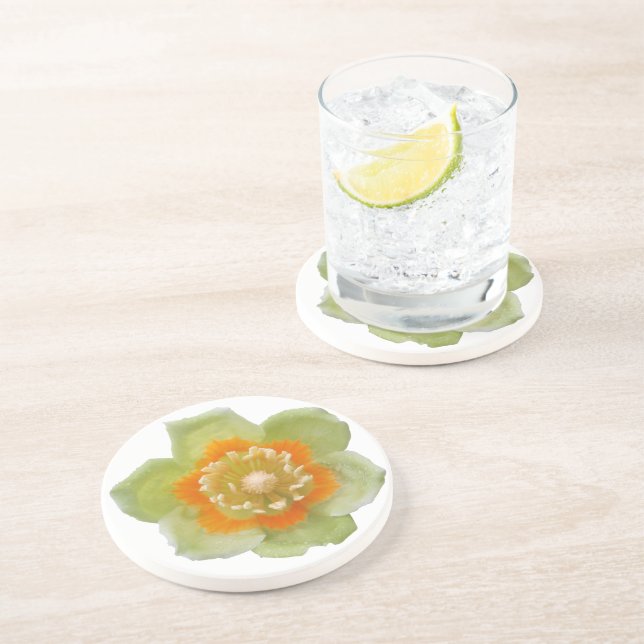 Posavasos De Arenisca Práctico de costa - piedra arenisca - tulipán del (Lado)
