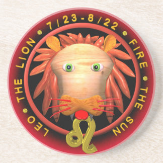 Posavasos De Arenisca Práctico de costa redondo del zodiaco de Valxart