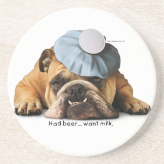 Posavasos De Arenisca Prácticos de costa de la cerveza/de la leche de