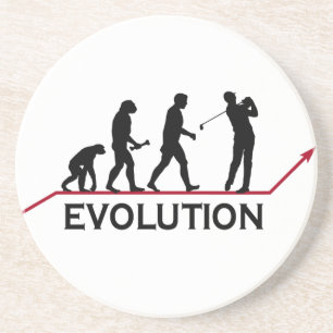 Posavasos De Arenisca Prácticos de costa de la evolución del golf