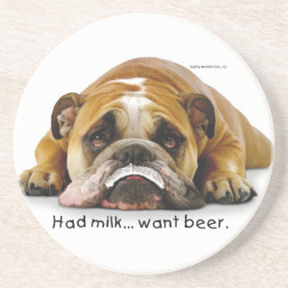 Posavasos De Arenisca Prácticos de costa de la leche/de la cerveza de