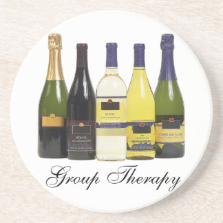 Posavasos De Arenisca Prácticos de costa del vino de la terapia del