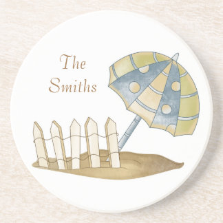 Posavasos De Arenisca Prácticos de costa personalizados de la piedra