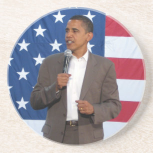 Posavasos De Arenisca Presidente Barack Obama